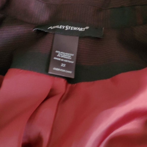 Ashley Stewart Women's Striped jacket - Picture 5 of 11